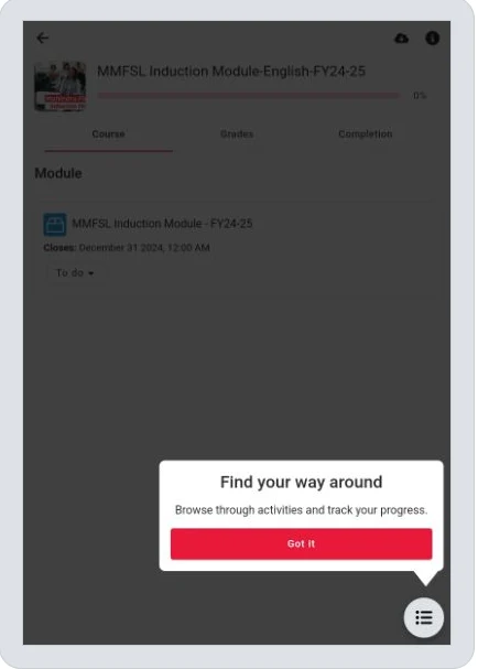 MMFSS MLearn screenshot