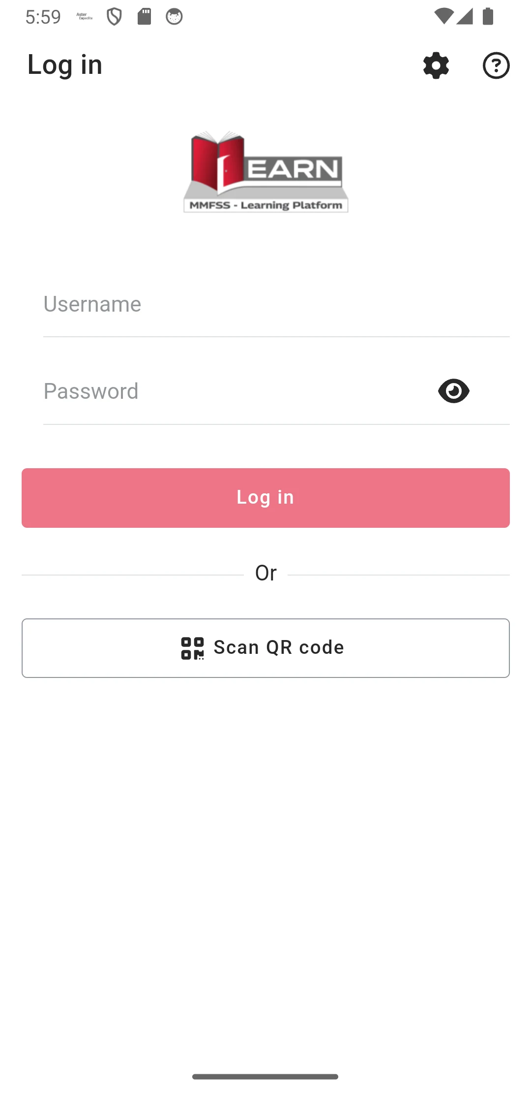 MMFSS MLearn screenshot