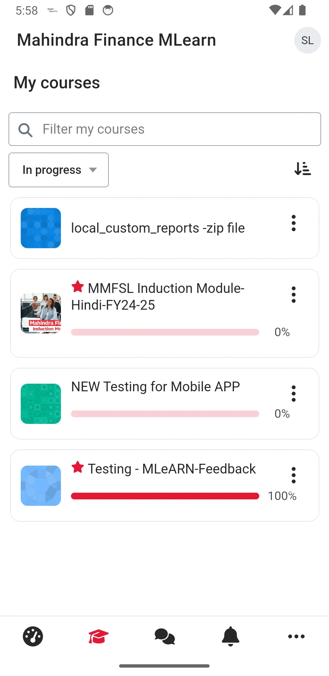 MMFSS MLearn screenshot