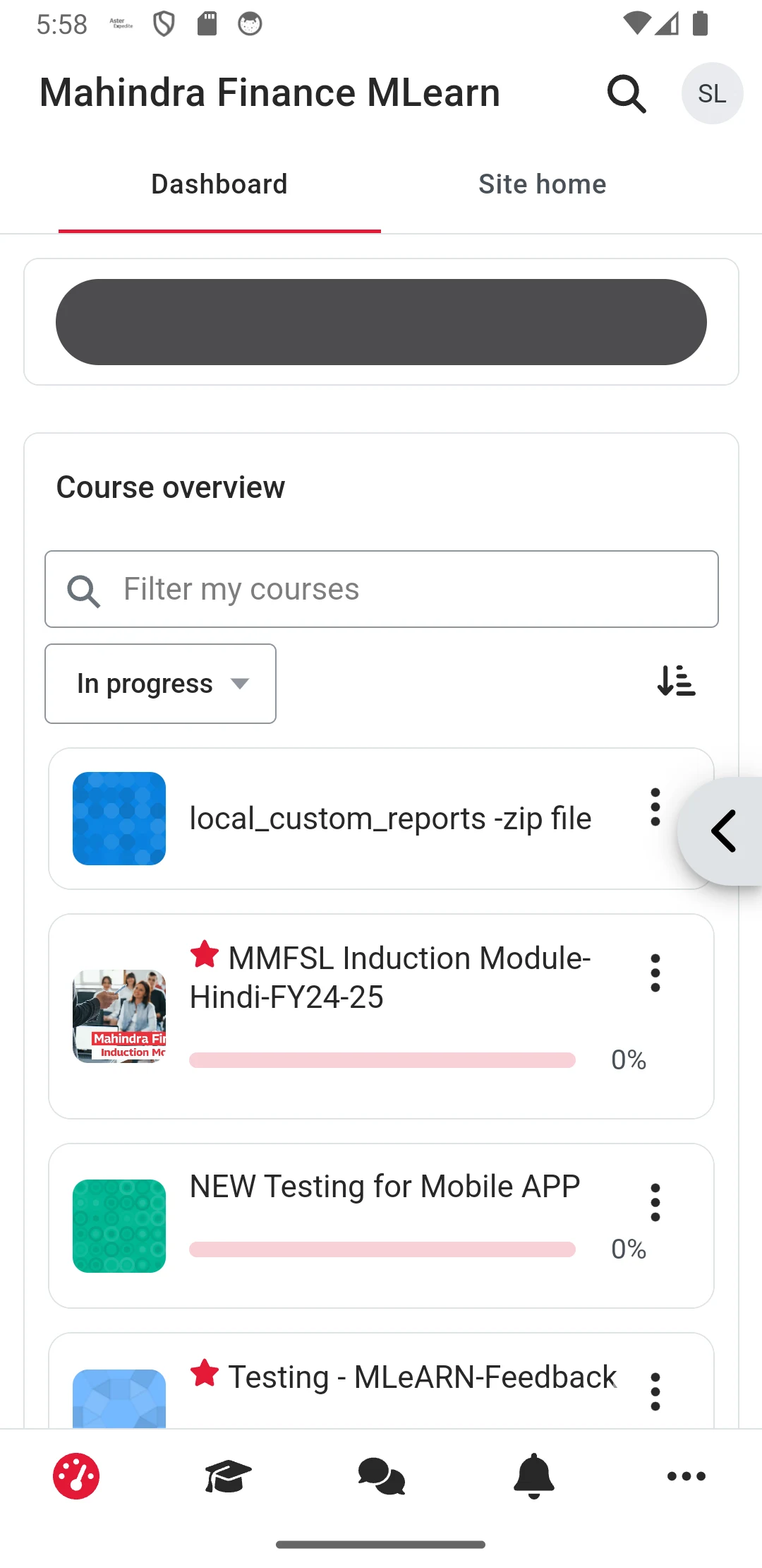 MMFSS MLearn screenshot